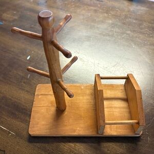 Vintage Coffee Cup Tree with Saucer Holder